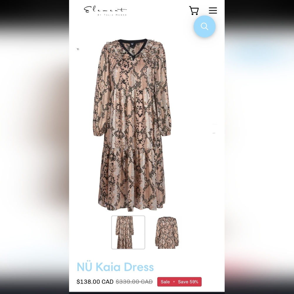 NU Denmark midi dress